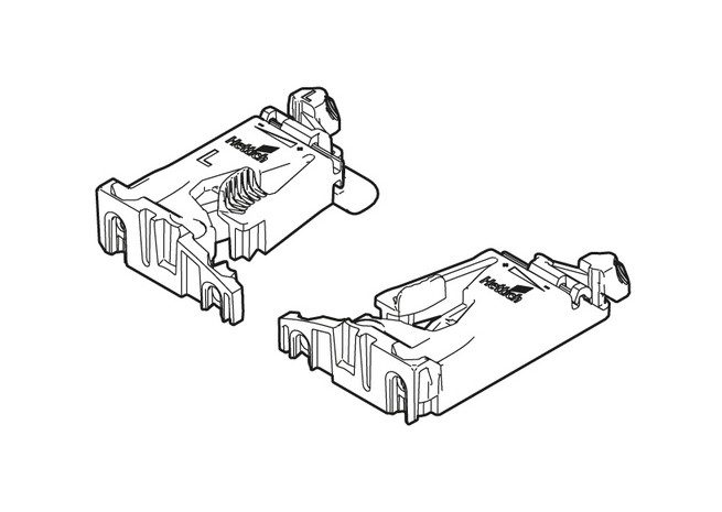 HETTICH 9257260 Quadro You spojka, dřevěná zásuvka, levá