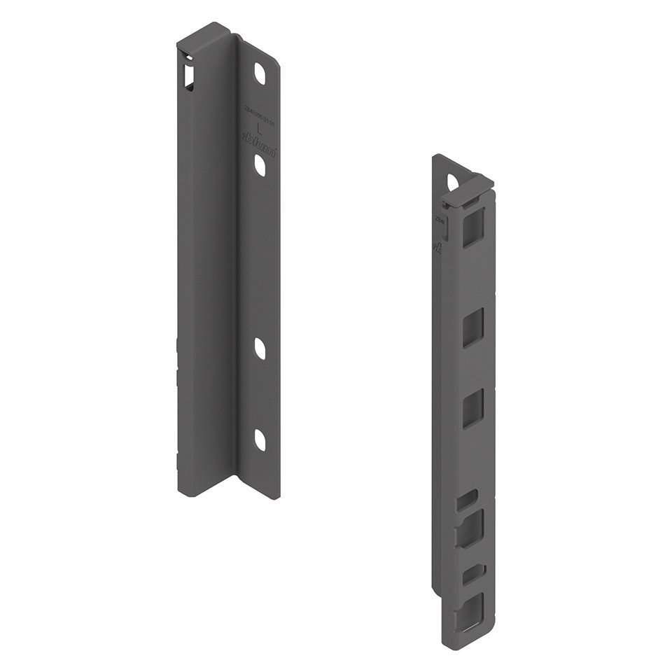 K-BLUM Merivobox, zásuvka E boxcover 500mm/70kg, tmavě šedá OG, vnitřní, reling