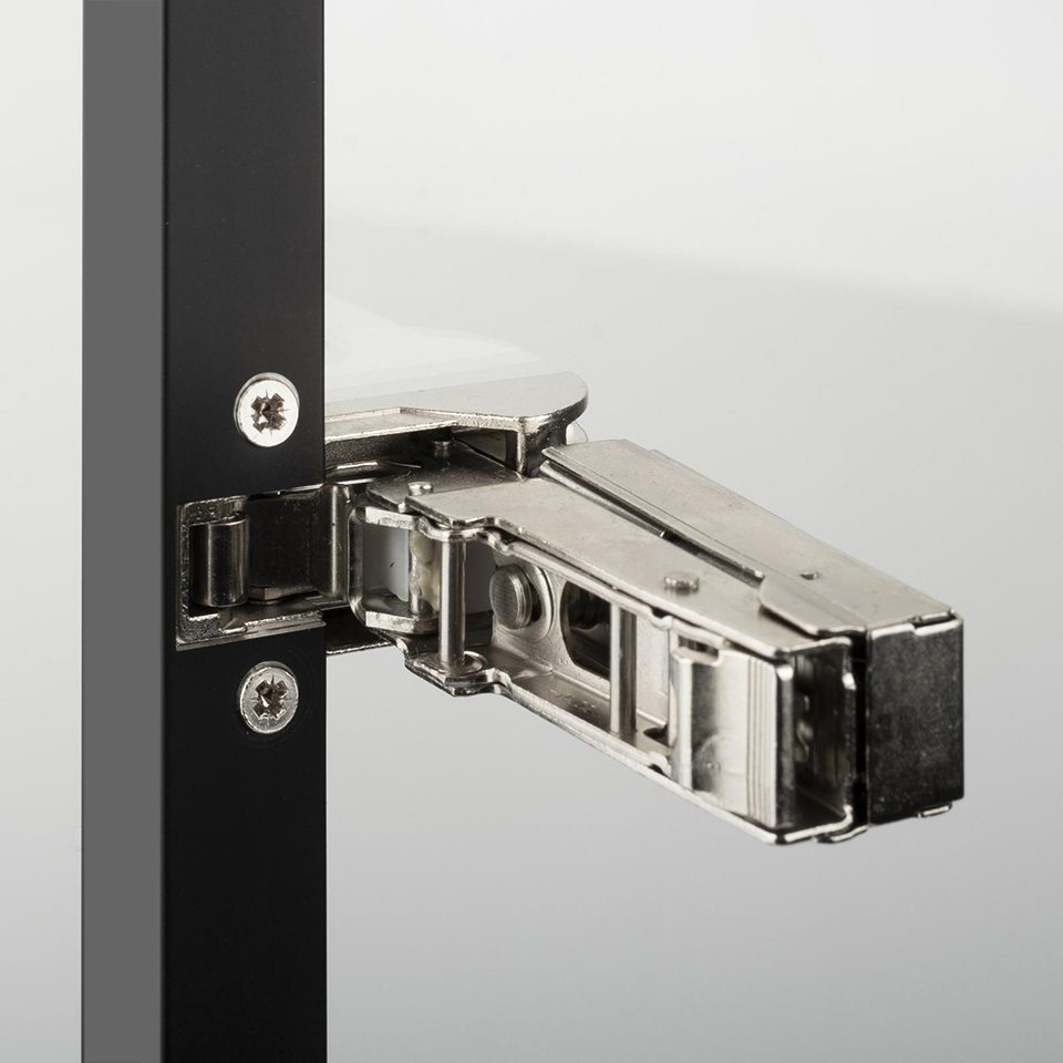 BLUM 71T950AB závěs, naložený, alu, pro tlumič, 95°