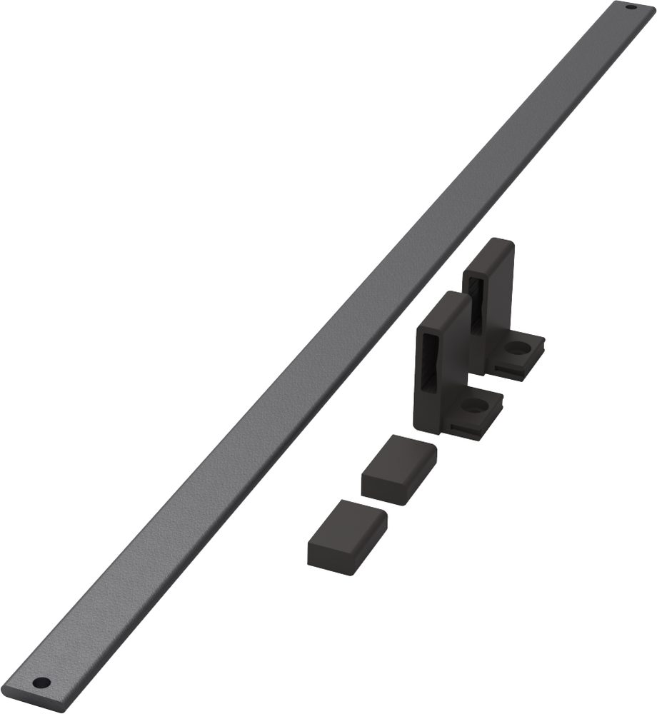 KES 238723 Conero botníkový reling, 582mm, černý