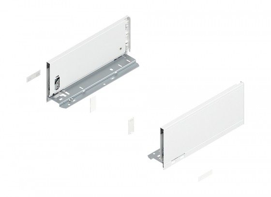 K-BLUM Legrabox, zásuvka K 600mm/70kg, Blumotion/TOB, bílá, vrut