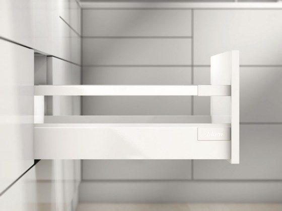 K-BLUM Antaro, zásuvka C 600mm/30kg, Blumotion/TOB, bílá, Inserta