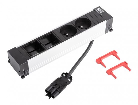 BACHMANN 916.047 zásuvková jednotka 2x 230V
