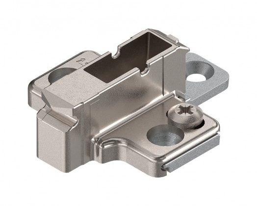 BLUM 175H9190 montážní podložka, křížová, eurošroub, 17,5mm, Zn