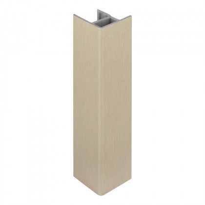 SCILM rohová spojka/koncovka 150mm nerez broušená