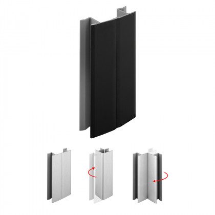 SCILM flexi spojka 150mm černá matná