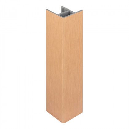 SCILM rohová spojka/koncovka 120mm měď broušená