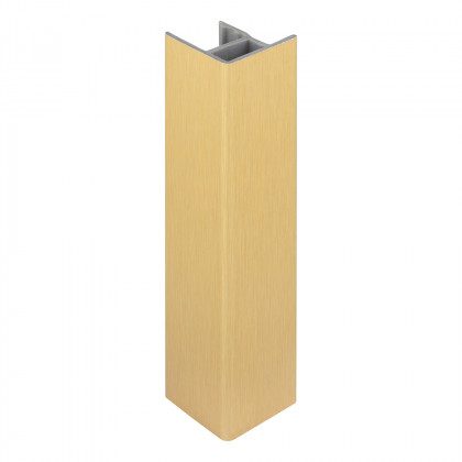 SCILM rohová spojka/koncovka 150mm zlatá broušená