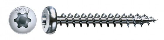 SPAX vrut 4x16mm půlkulatá hlava TXS W 4C