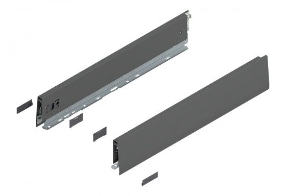 BLUM 470M6002S Merivobox, bočnice M 600mm, tmavě šedá OG