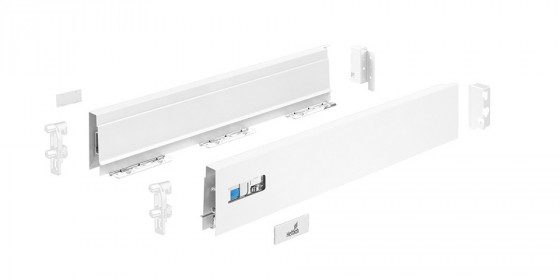 HETTICH 9307133 Atira sada bočnic úplná, 70/260mm, bílá
