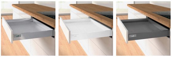 K-HETTICH Atira zásuvka 54, 470mm/30kg, antracit, SiSy