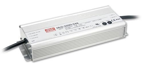 MEAN WELL napájecí zdroj HLG-320H-12-A, 12V, 264W, IP67