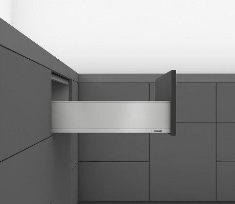 K-BLUM Legrabox, zásuvka K 550mm/40kg, Blumotion/TOB, šedá, Expando