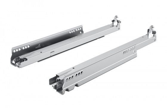 K-HETTICH Actro 5D skrytý celovýsuv, 420mm/40kg, sada pro 16mm, spojky, SiSy