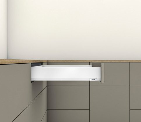 K-BLUM Merivobox, zásuvka M 600mm/40kg, bílá, vrut