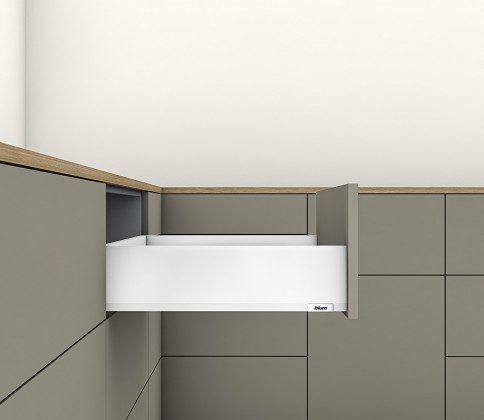 K-BLUM Merivobox, zásuvka K 450mm/40kg, bílá, Inserta