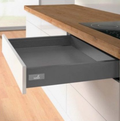K-HETTICH Atira zásuvka 70, 620mm/50kg, antracit, PTO