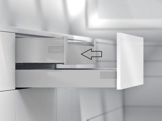 K-BLUM Antaro, zásuvka K 600mm/30kg, Blumotion/TOB, šedá, vnitřní