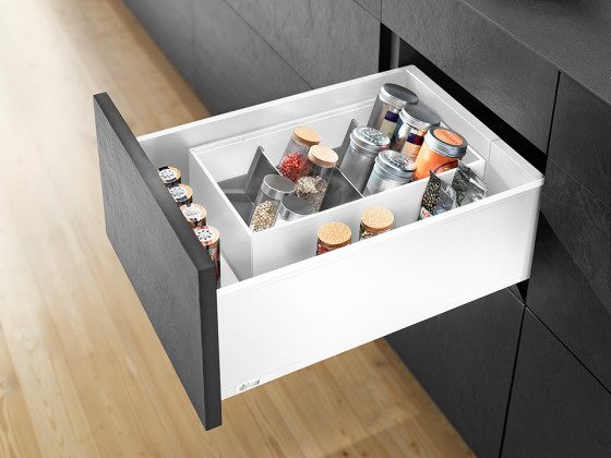 K-BLUM Legrabox, zásuvka C pure 550mm/70kg, Blumotion/TOB, bílá, Expando