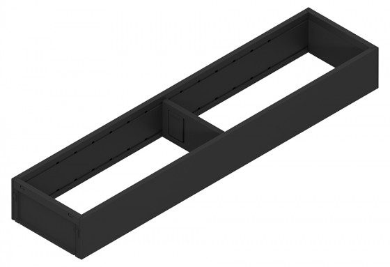 BLUM ZC7S450RS1 Ambia-line rámeček pro LBX/MVX, NL=450/Š=100 karbon černá CS-M