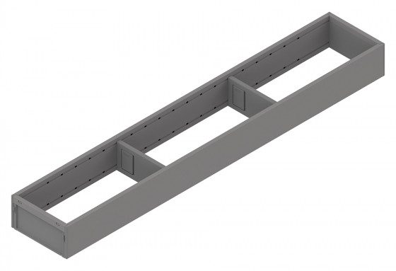 BLUM ZC7S600RS1 Ambia-line rámeček pro LBX/MVX, NL=600/Š=100 Indium šedá IG-M