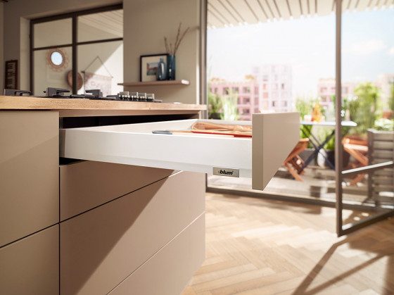 BLUM sada Merivobox, zásuvka M 500mm/70kg, bílá
