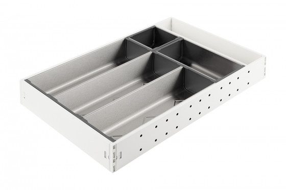 StrongMax příborník, sada 276/450mm, misky 3x264mm + 1x176mm +1x88mm, bílá