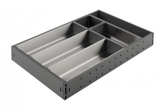 StrongMax příborník, sada 276/450mm, misky 3x264mm + 1x176mm +1x88mm, šedá
