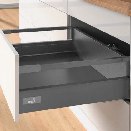 HETTICH sada Atira zásuvka 144, 300mm/30kg, antracit, SiSy