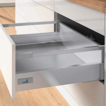 HETTICH sada Atira zásuvka 144, 350mm/30kg, stříbrná, SiSy