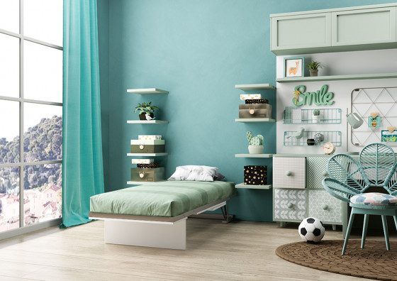 POZZOLI SPEEDY WALL kování a rošt pro sklopnou postel pro vel.matrace 90x200cm