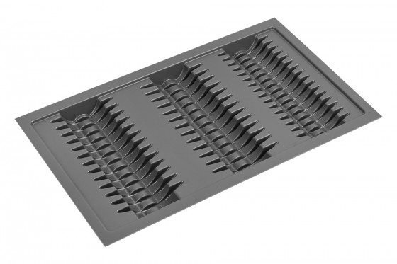 Držák na talíře plast 490x840mm antracit