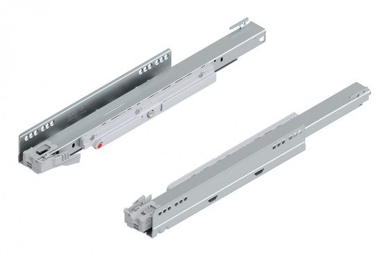 K-BLUM Legrabox, zásuvka K 500mm/40kg, Tip-on, nerez, Expando