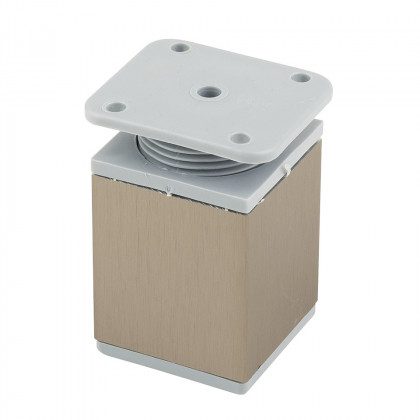 StrongLegs nábytková noha FA009 60Rmm imitace nerezi/šedý plast