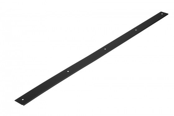Ukončovací lišta pro pracovní desku 38mm "0" radius 900mm levá černá matná