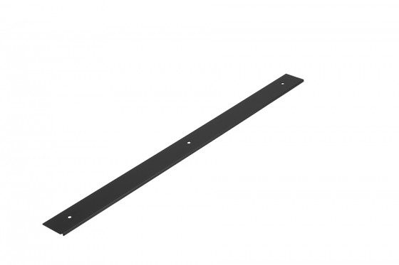 Ukončovací lišta pro pracovní desku 38mm "0" radius levá černá matná