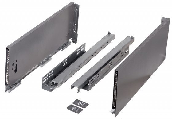 K-StrongMax 16 zásuvka H249/600mm, šedá