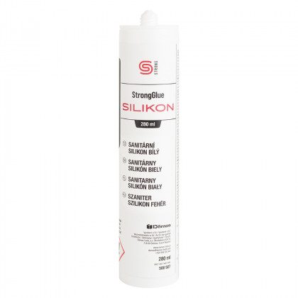 StrongGlue Sanitární silikon bílý 280ml