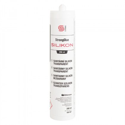 StrongGlue Sanitární silikon transparent 280ml