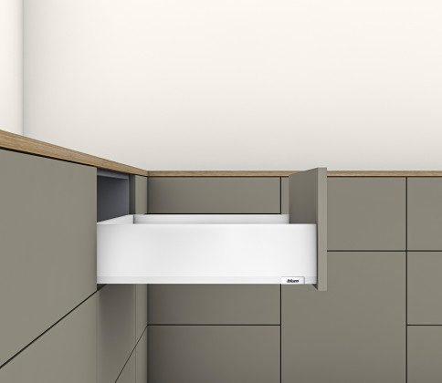 K-BLUM Merivobox, zásuvka K 450mm/40kg, bílá, vrut