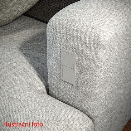 VersaHit Mono elektrická zásuvka 1x230V Francouzská, cínová