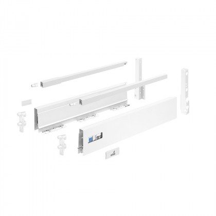 HETTICH 9307239 Atira flexi sada úplná 350/176 bílá, reling, čelní příchyt