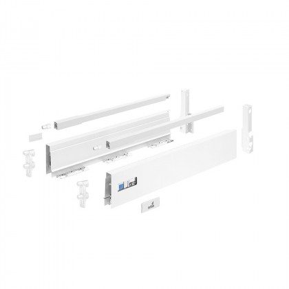 HETTICH 9307220 Atira flexi sada úplná 470/144 bílá, reling, čelní příchyt