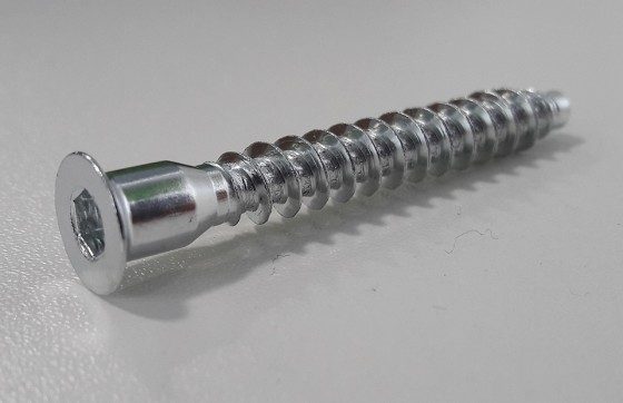 StrongFix Konfirmát 6,4/50mm zinek bílý bulk