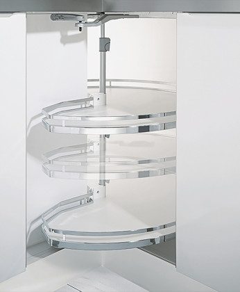 HETTICH 9080040 Otočné kování rohové dolní skříně se skládanými dveřmi Revo 90°