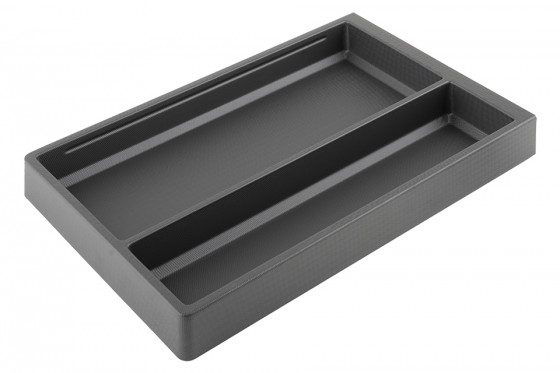 Příborník Separado Flex Kristall soft Touch 546x300x2,8mm černá