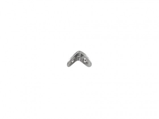 STRONG Úhelník 20x20mm s prolisem zinek bílý
