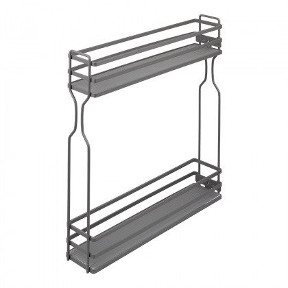K-StrongWire dvojkoš 150 mm, šedý, tlumený kuličkový výsuv