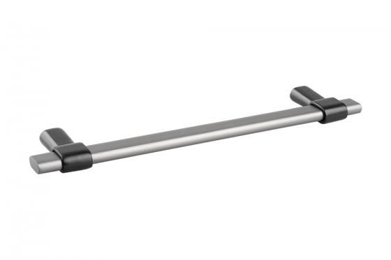 TULIP Úchytka Joliet 256 steel grey/černá matná